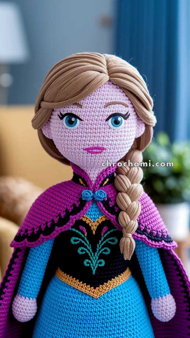 Amigurumi Anna (from Frozen) – FREE Crochet Pattern