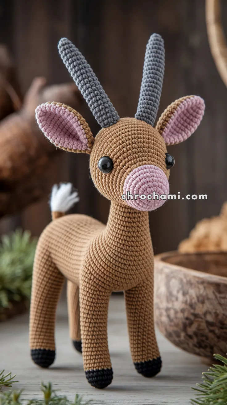Amigurumi Antelope – FREE Crochet Pattern