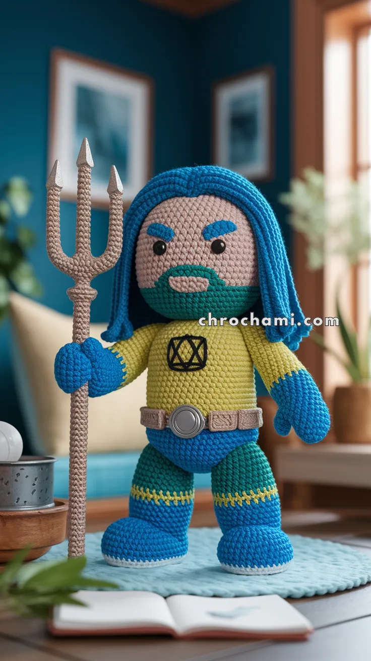 Amigurumi Aquaman – FREE Crochet Pattern