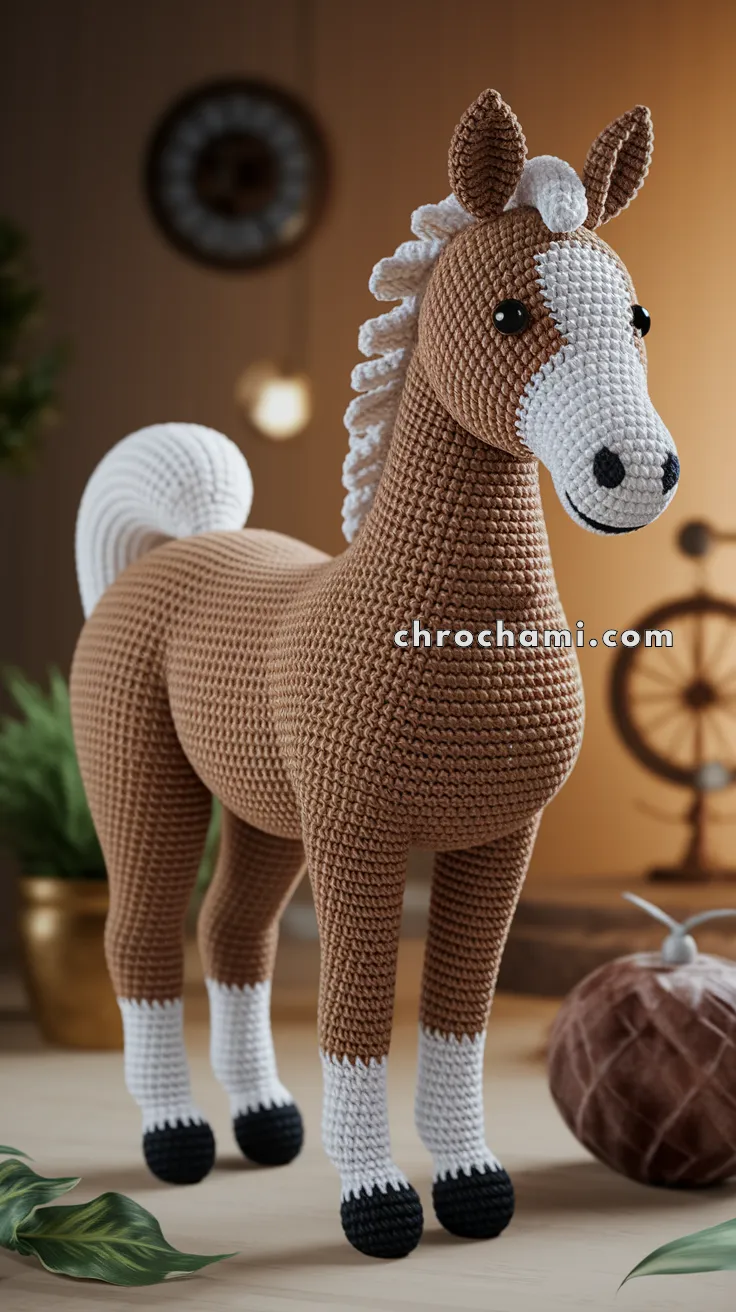 Amigurumi Arabian Horse – FREE Crochet Pattern