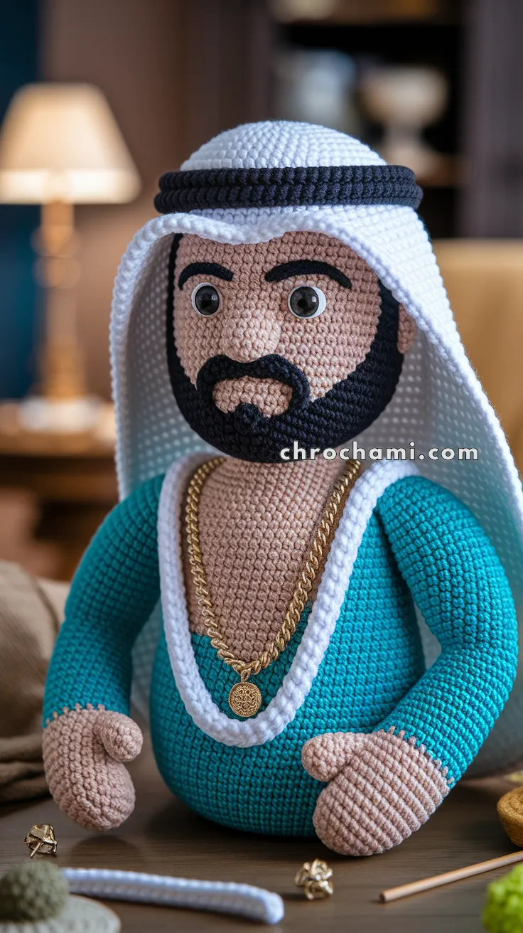 Amigurumi Arabian Man Doll – FREE Crochet Pattern