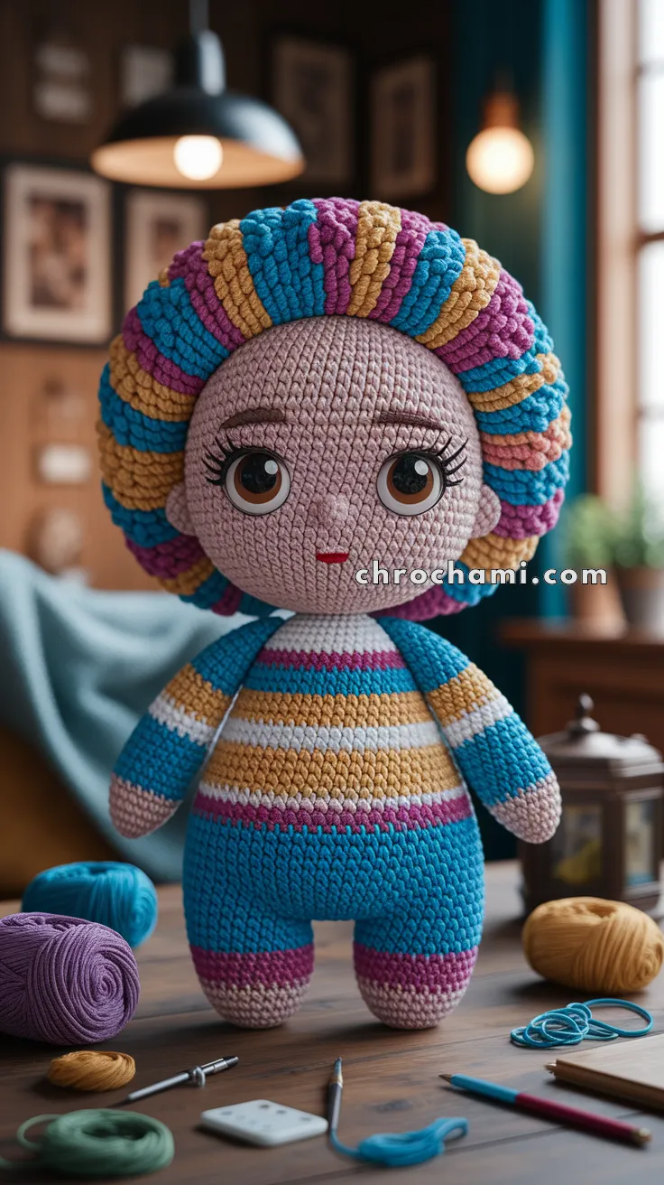 Amigurumi Artist Doll – FREE Crochet Pattern