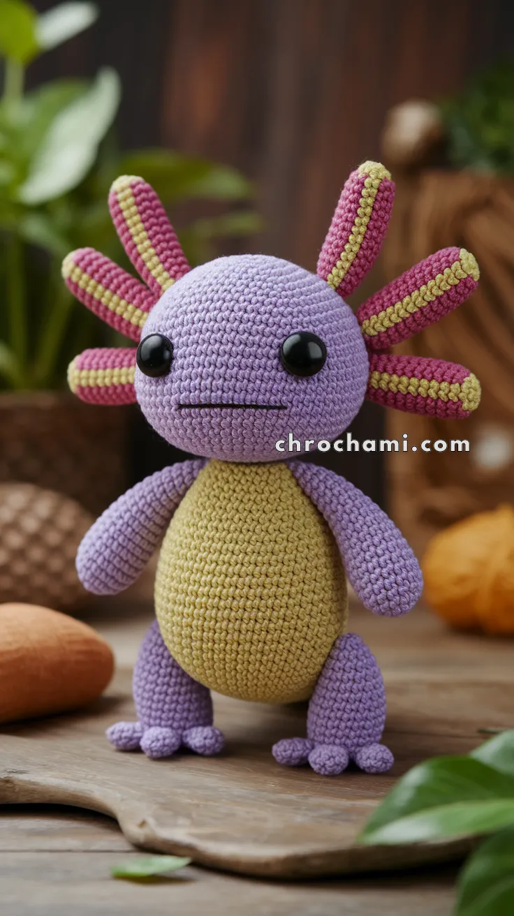 Amigurumi Axolotl – FREE Crochet Pattern