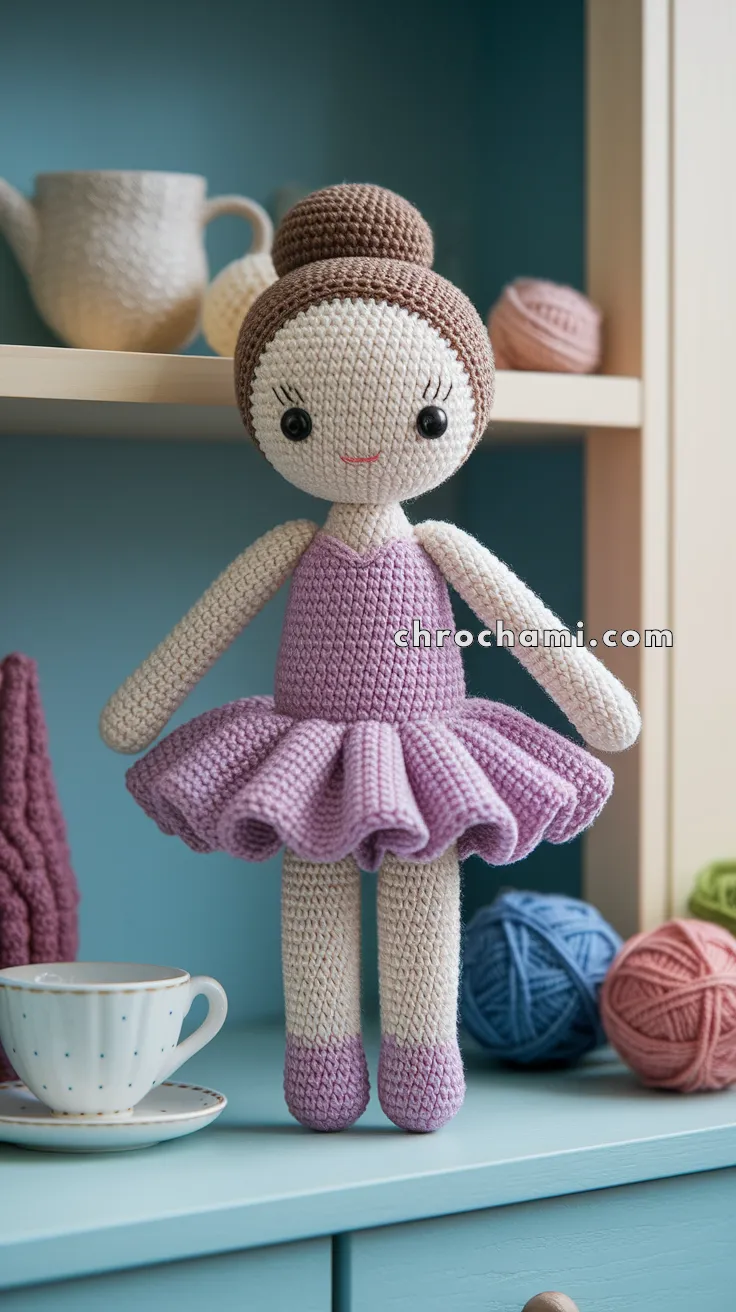 Amigurumi Ballerina Doll – FREE Crochet Pattern