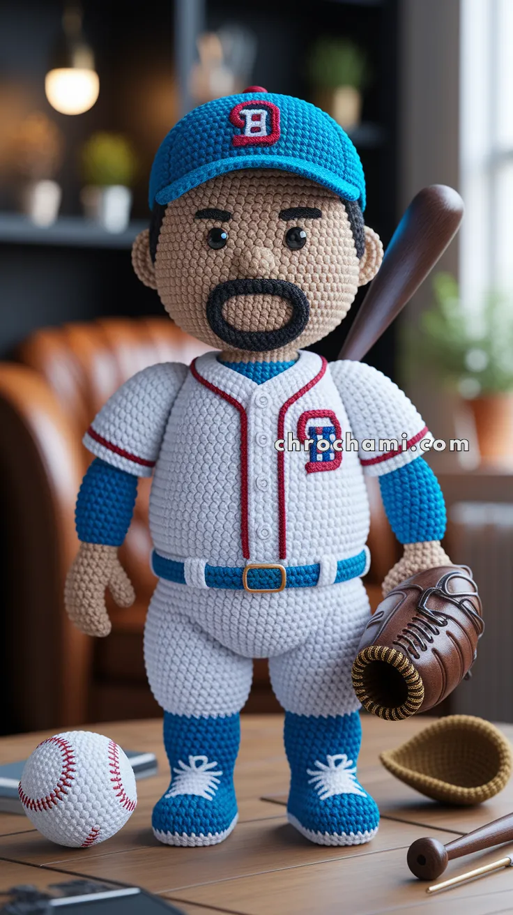 Amigurumi Baseball Player – FREE Crochet Pattern
