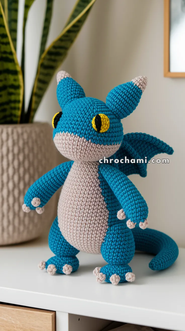 Amigurumi Basilisk – FREE Crochet Pattern