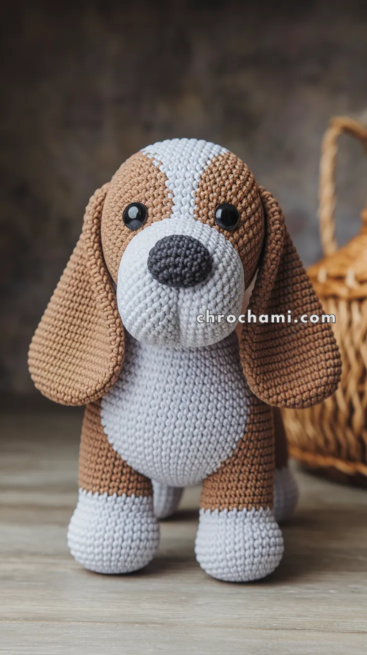 Amigurumi Basset Hound – FREE Crochet Pattern