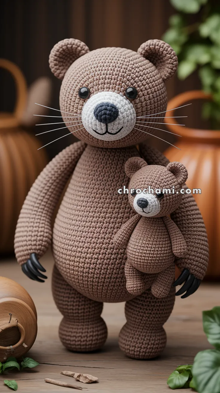 Amigurumi Bear With Cub – FREE Crochet Pattern