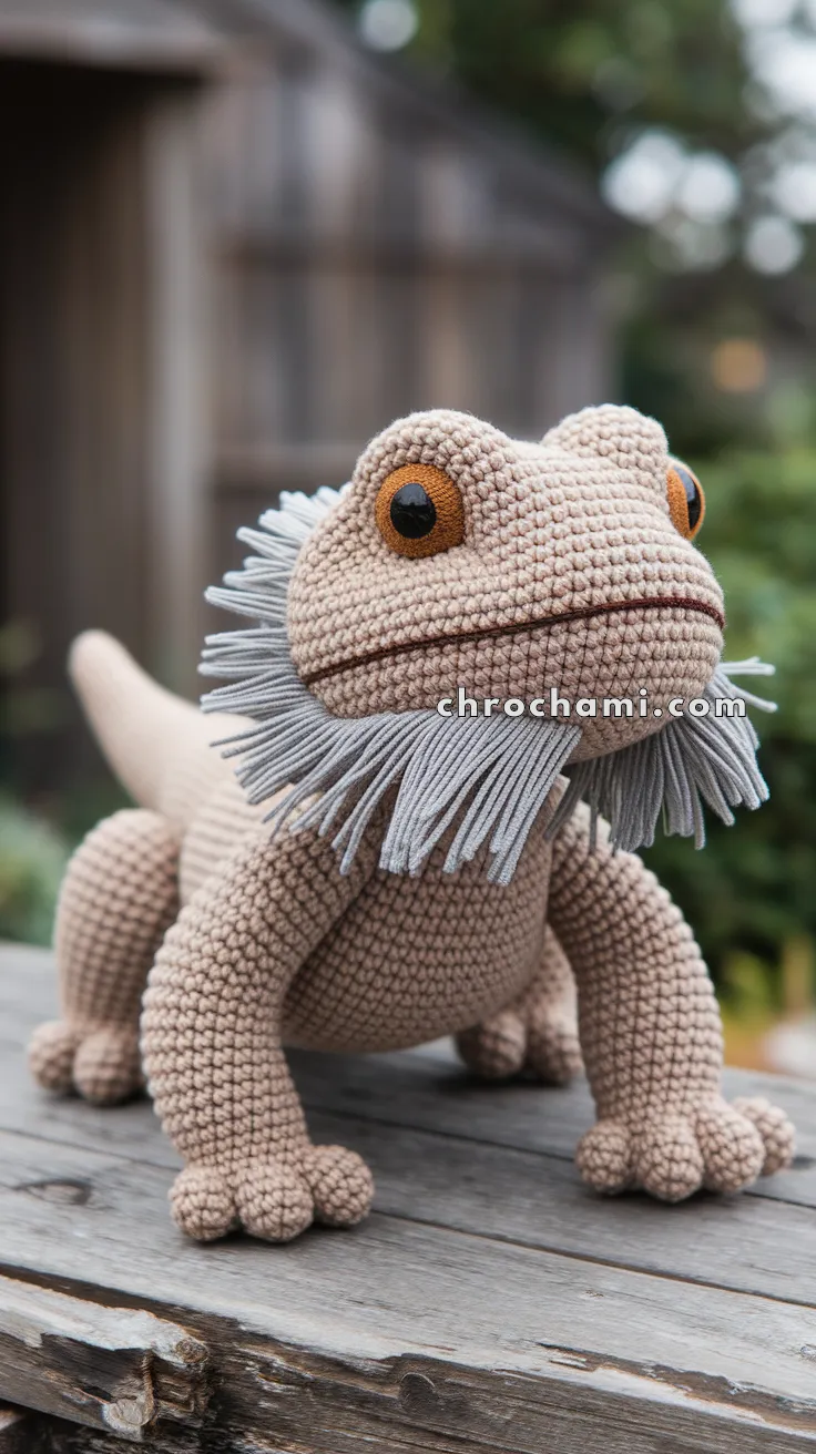 Amigurumi Bearded Dragon – FREE Crochet Pattern