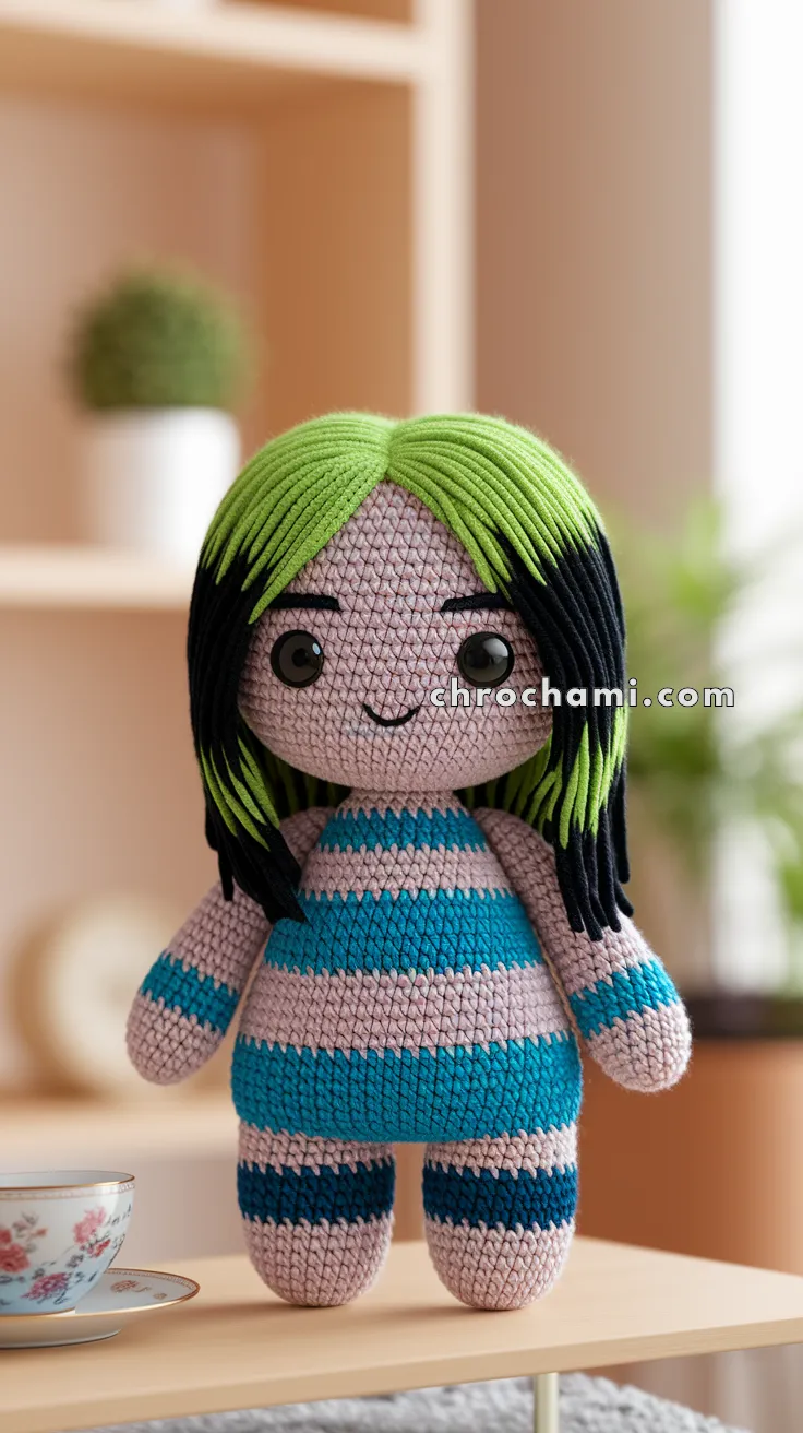 Amigurumi Billie Eilish – FREE Crochet Pattern