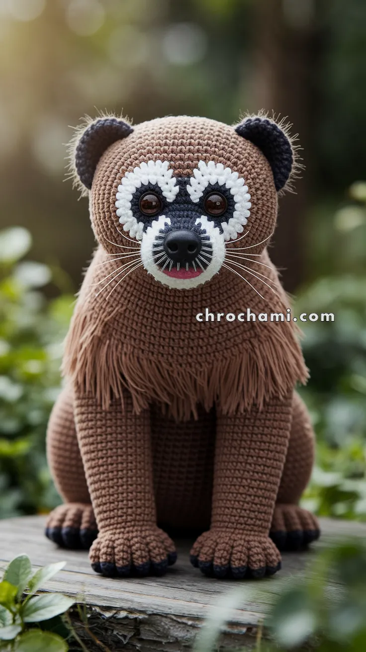 Amigurumi Binturong – FREE Crochet Pattern