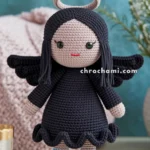 Amigurumi Black Angel – FREE Crochet Pattern