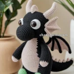 Amigurumi Black Dragon – FREE Crochet Pattern