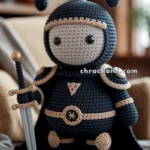Amigurumi Black Knight – FREE Crochet Pattern