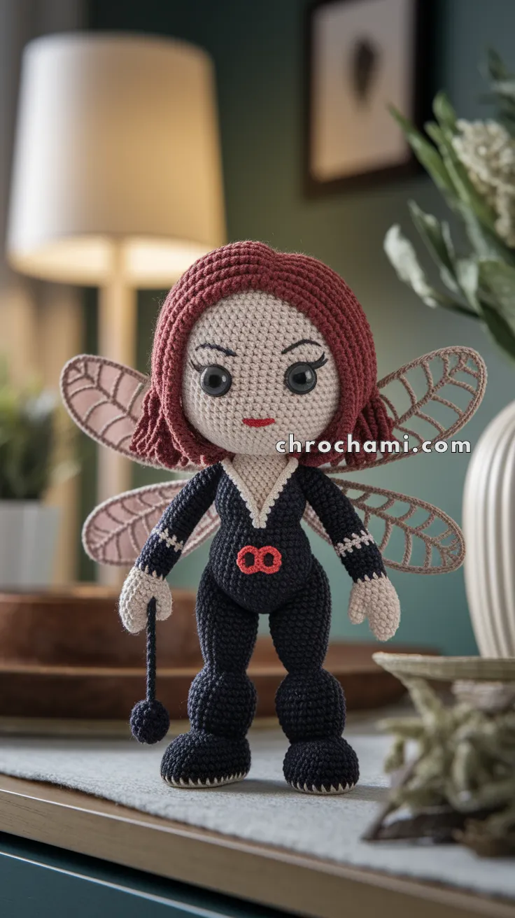 Amigurumi Black Widow – FREE Crochet Pattern