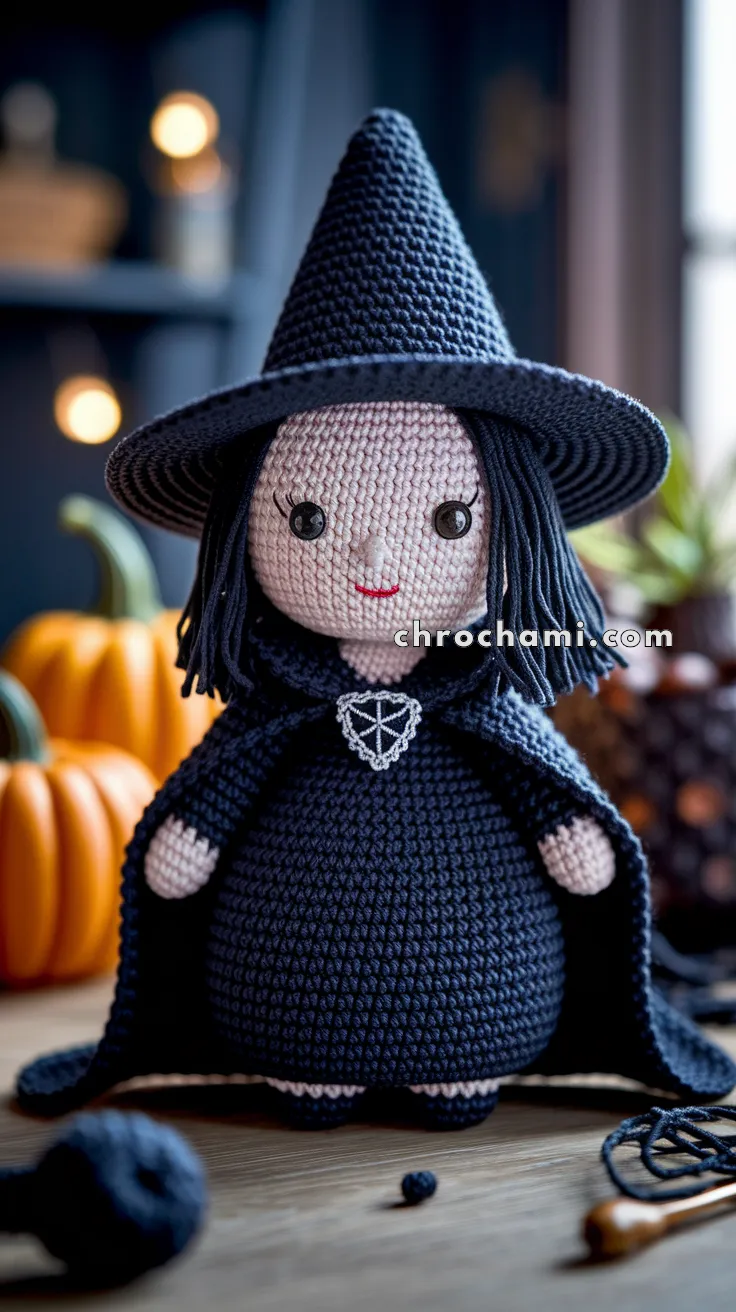 Amigurumi Black Witch – FREE Crochet Pattern