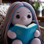 Amigurumi Bookworm Doll – FREE Crochet Pattern