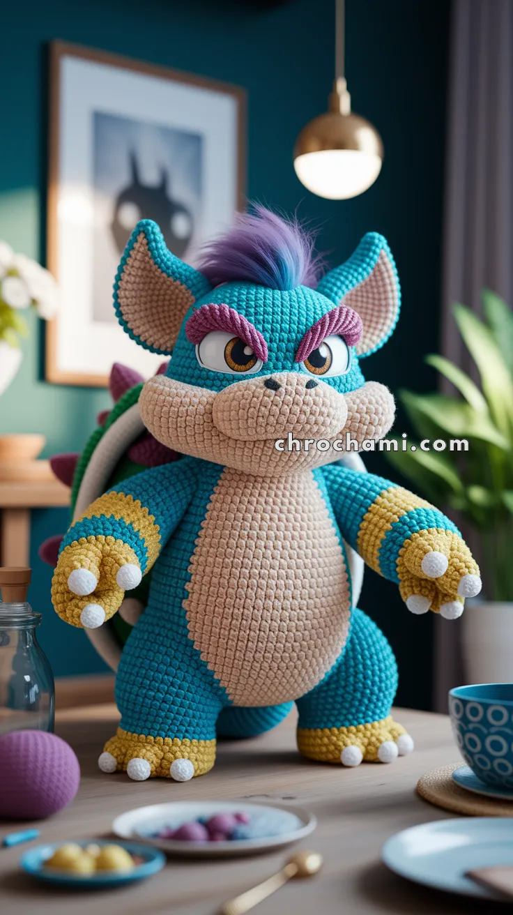 Amigurumi Bowser – FREE Crochet Pattern