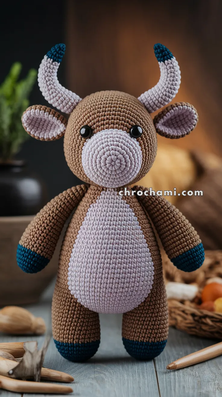 Amigurumi Bull – FREE Crochet Pattern