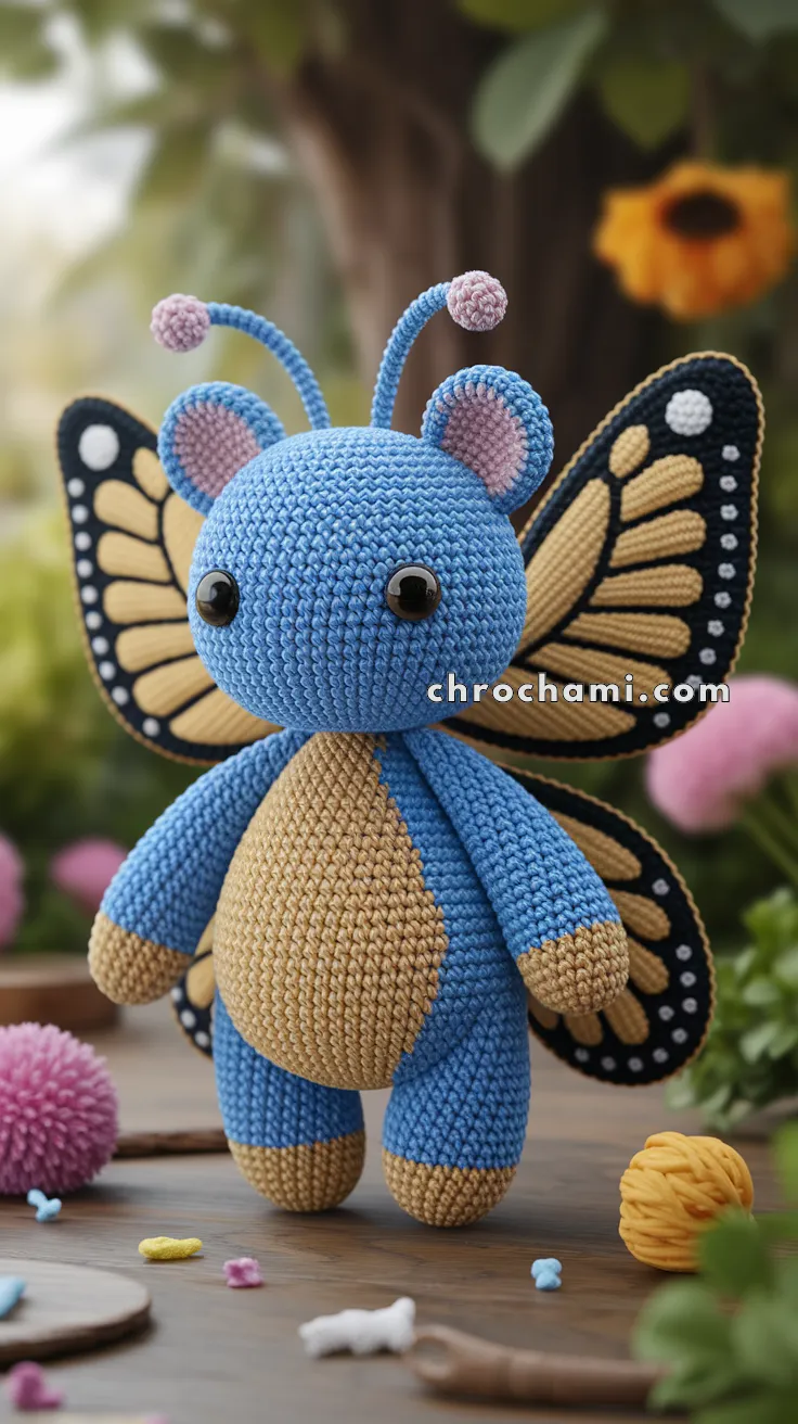 Amigurumi Butterfly – FREE Crochet Pattern