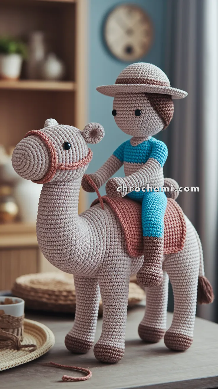 Amigurumi Camel And Rider Duo – FREE Crochet Pattern