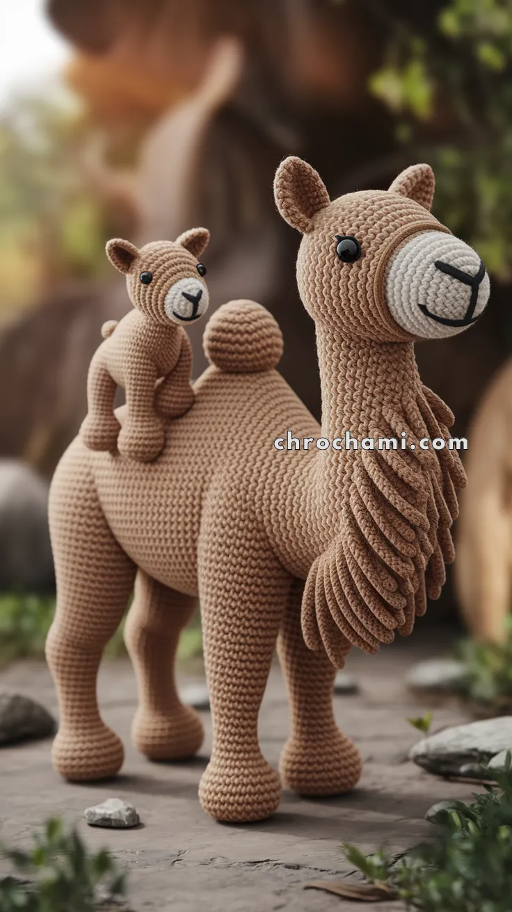 Amigurumi Camel With Calf – FREE Crochet Pattern