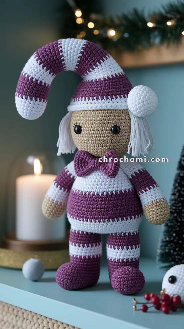 Amigurumi Candy Cane – FREE Crochet Pattern