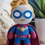 Amigurumi Captain Marvel – FREE Crochet Pattern