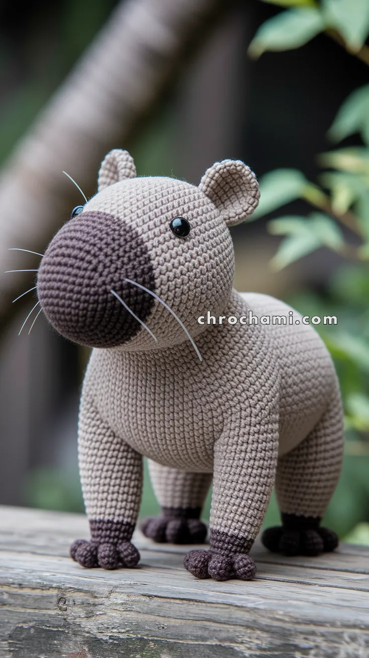 Amigurumi Capybara – FREE Crochet Pattern