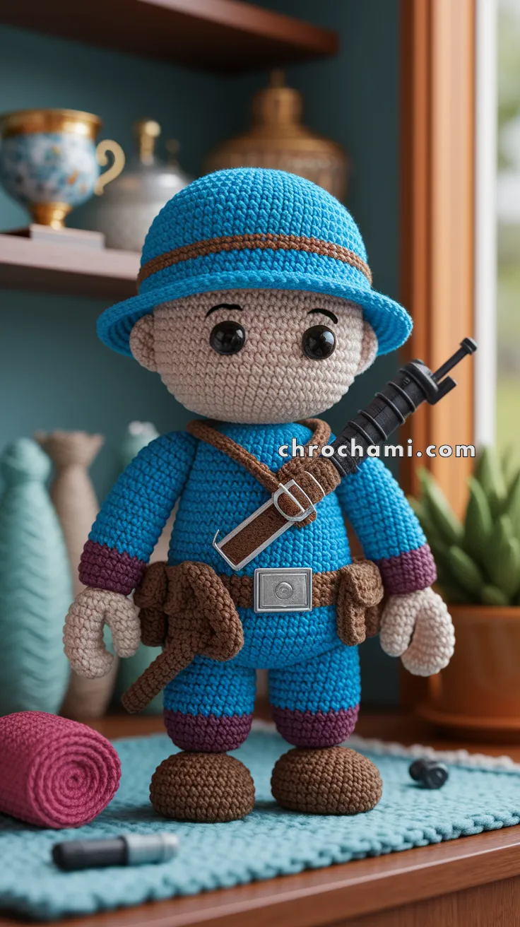 Amigurumi Card Soldier – FREE Crochet Pattern
