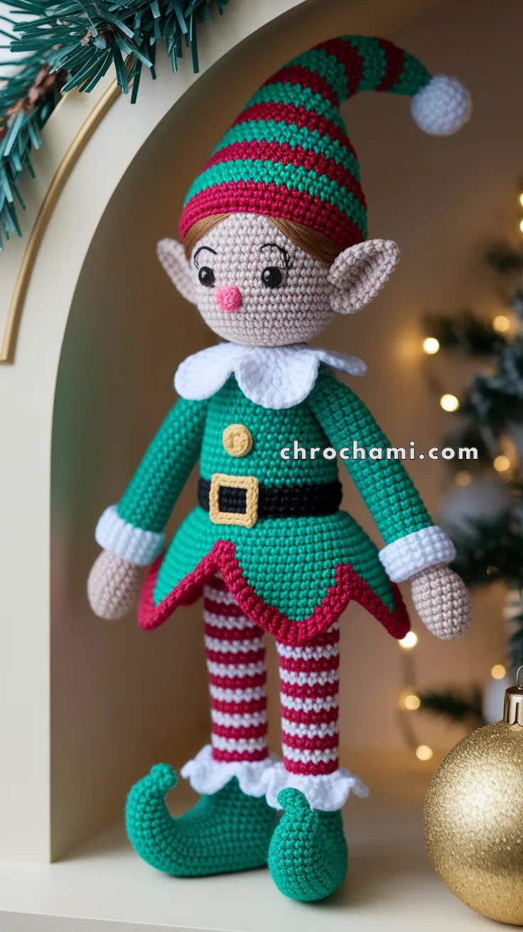 Amigurumi Caroling Elf – FREE Crochet Pattern