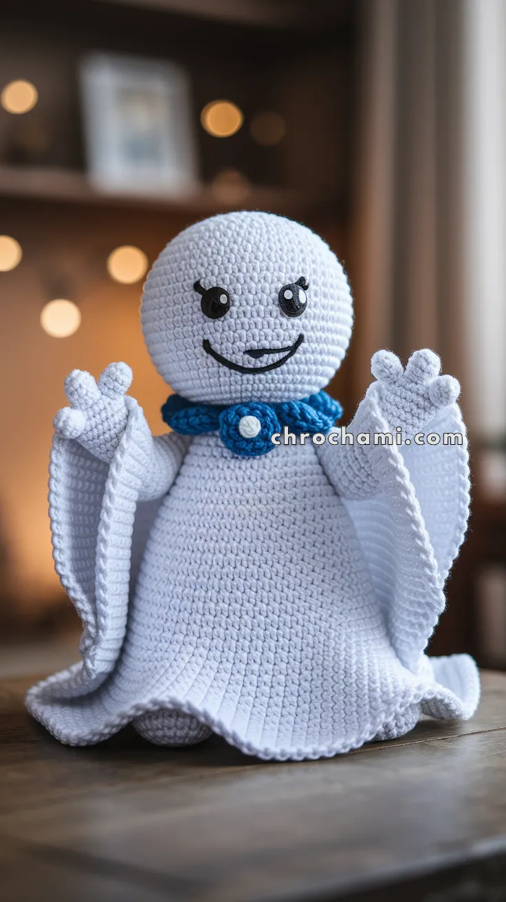 Amigurumi Casper The Friendly Ghost – FREE Crochet Pattern