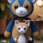 Amigurumi Cat With Kitten – FREE Crochet Pattern
