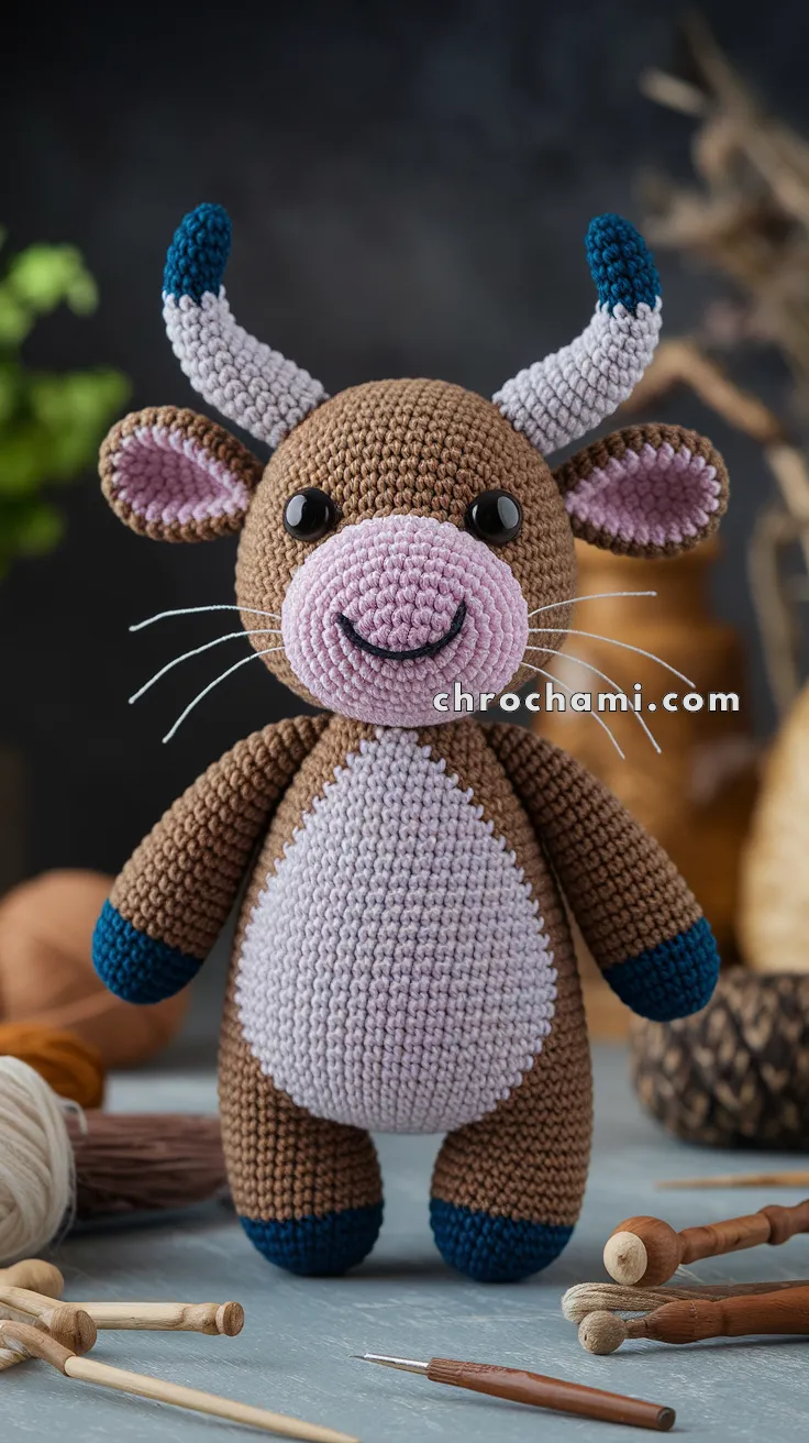 Amigurumi Cattle – FREE Crochet Pattern