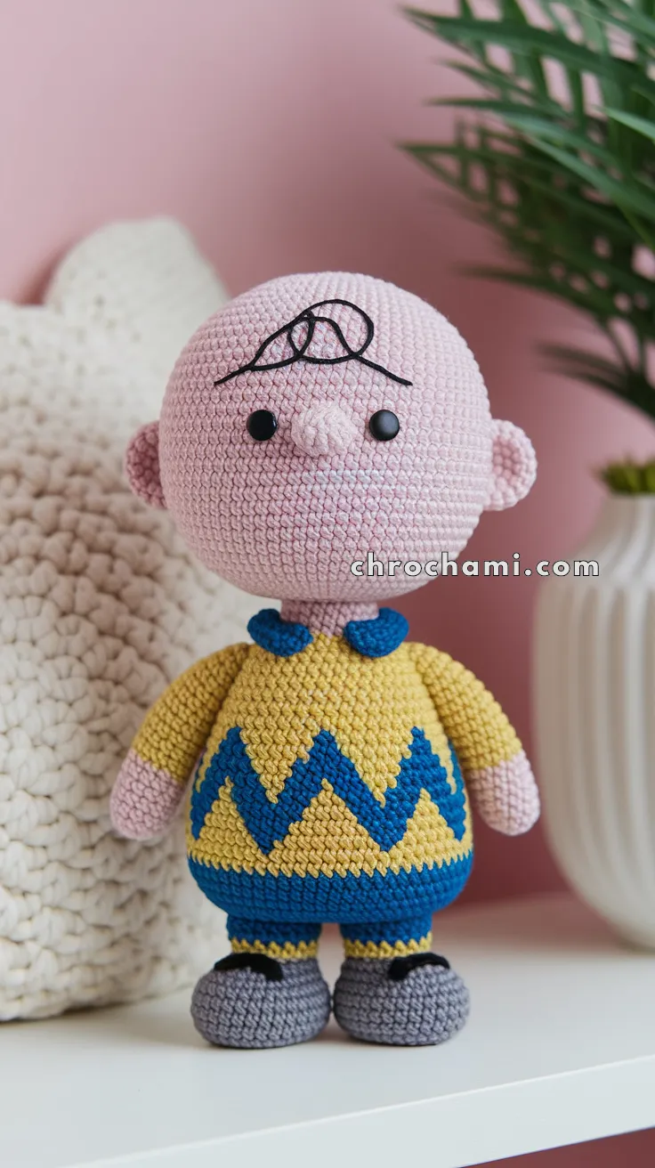 Amigurumi Charlie Brown – FREE Crochet Pattern