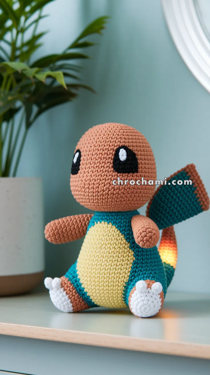 Amigurumi Charmander – FREE Crochet Pattern
