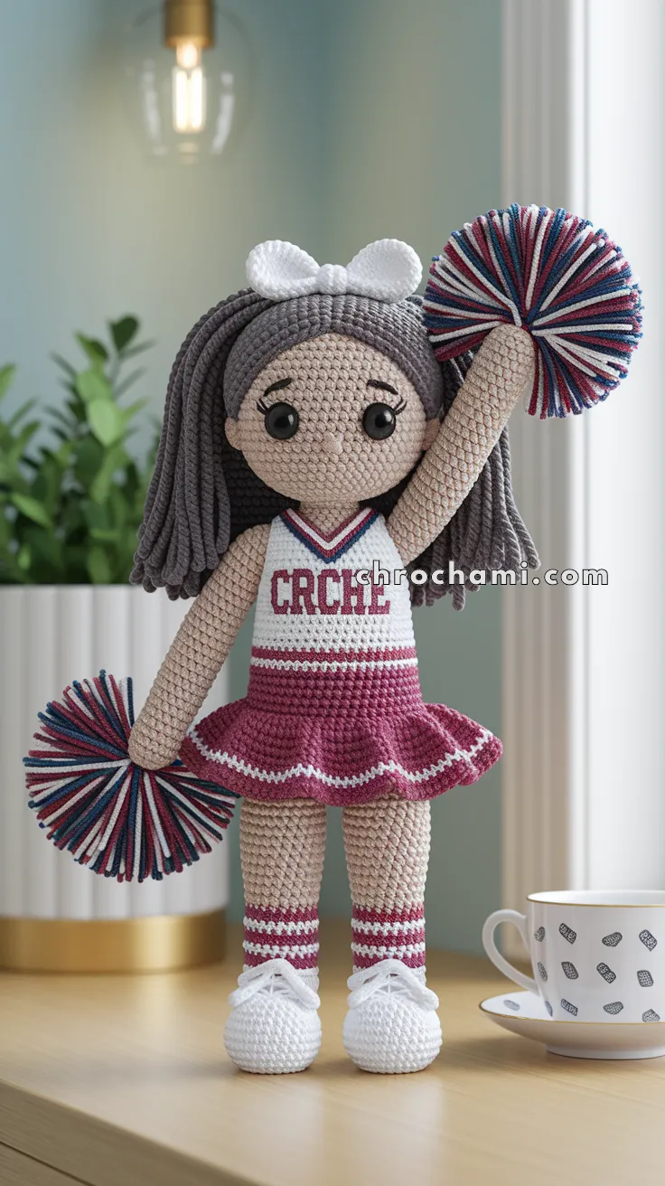 Amigurumi Cheerleader Doll – FREE Crochet Pattern