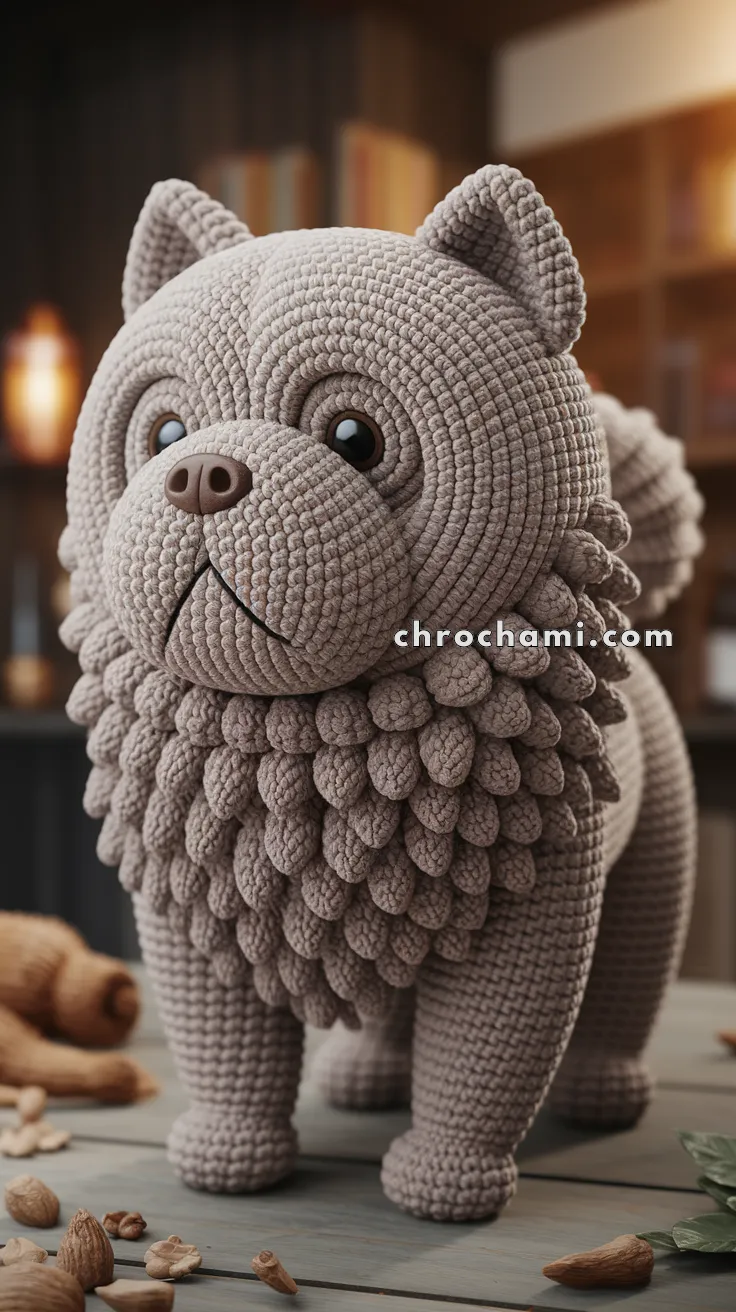 Amigurumi Chow Chow – FREE Crochet Pattern