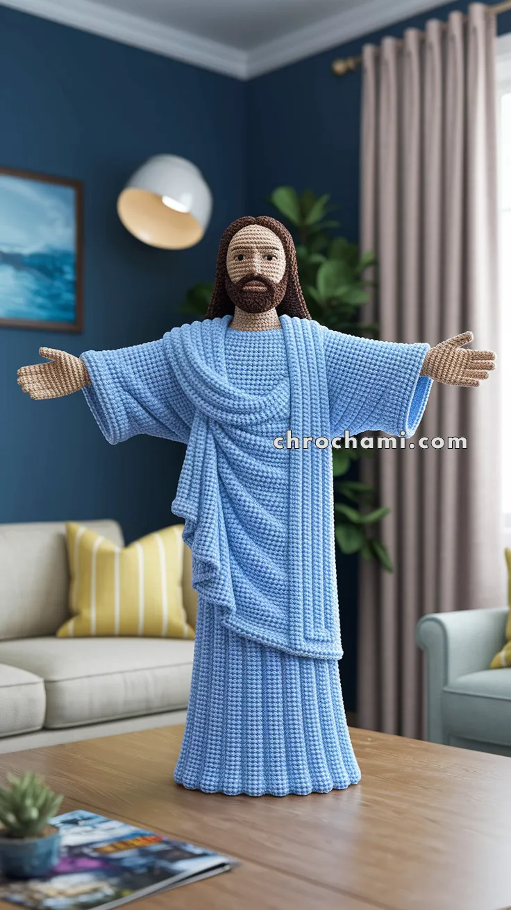 Amigurumi Christ The Redeemer Statue – FREE Crochet Pattern