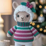 Amigurumi Christmas Alpaca In Sweater – FREE Crochet Pattern