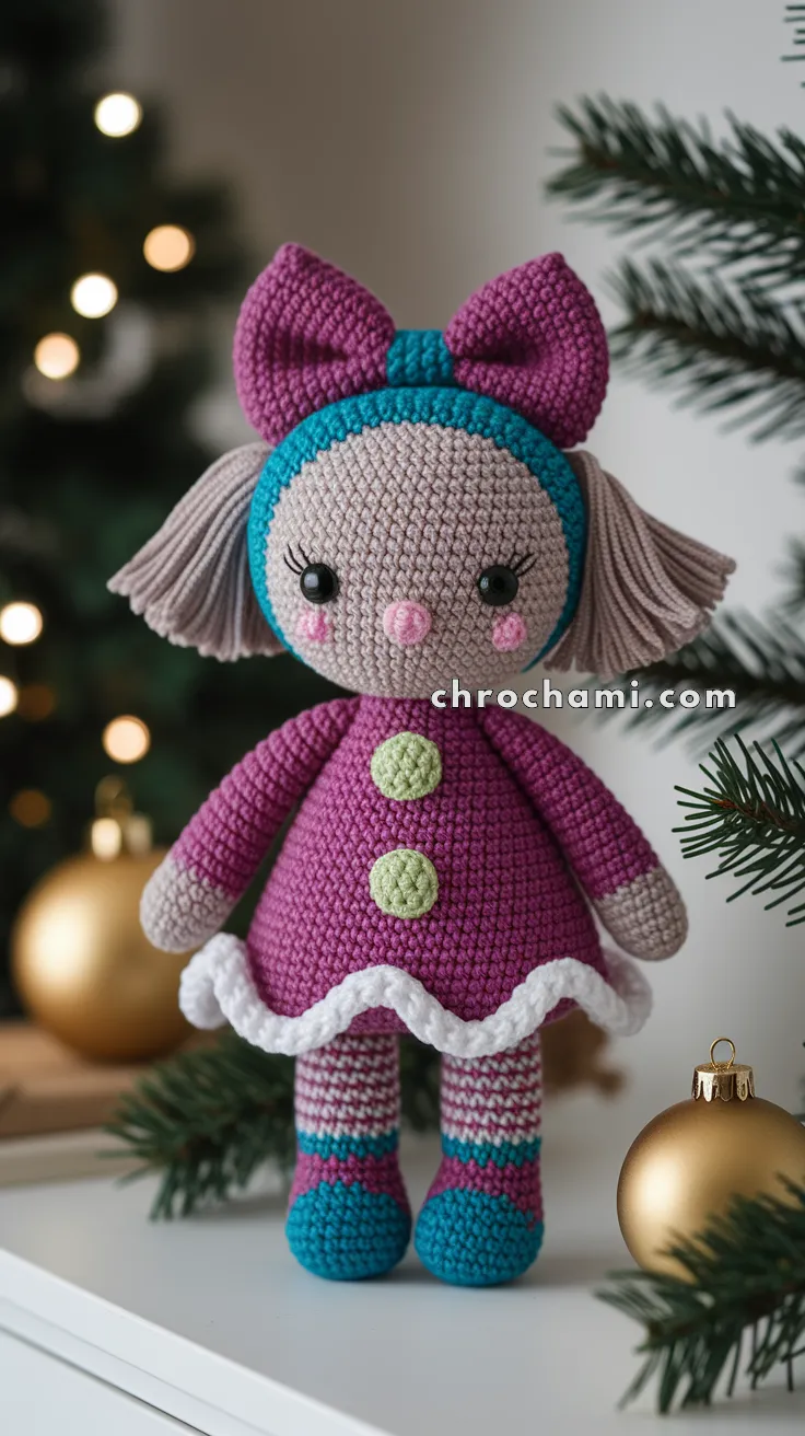 Amigurumi Christmas Bow – FREE Crochet Pattern