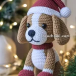 Amigurumi Christmas Dog – FREE Crochet Pattern