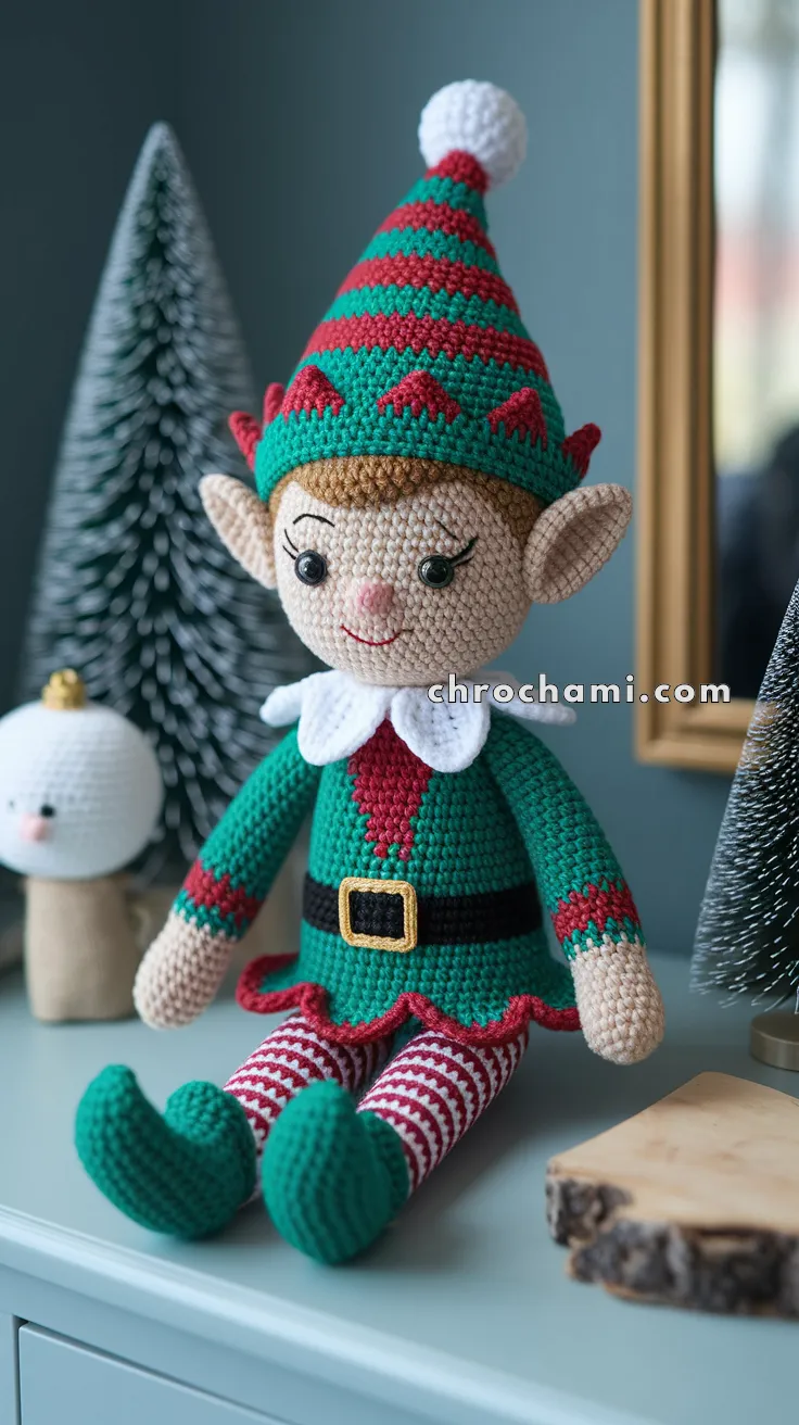 Amigurumi Christmas Elf – FREE Crochet Pattern