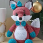 Amigurumi Christmas Fox With Bow Tie – FREE Crochet Pattern