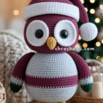 Amigurumi Christmas Owl With Santa Hat – FREE Crochet Pattern