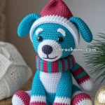 Amigurumi Christmas Puppy With Scarf – FREE Crochet Pattern