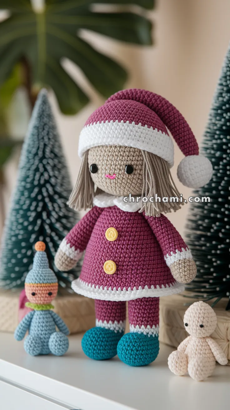 Amigurumi Christmas Village Scene – FREE Crochet Pattern