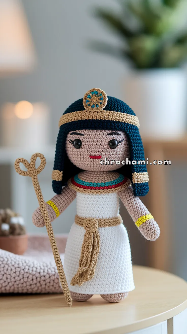 Amigurumi Cleopatra – FREE Crochet Pattern