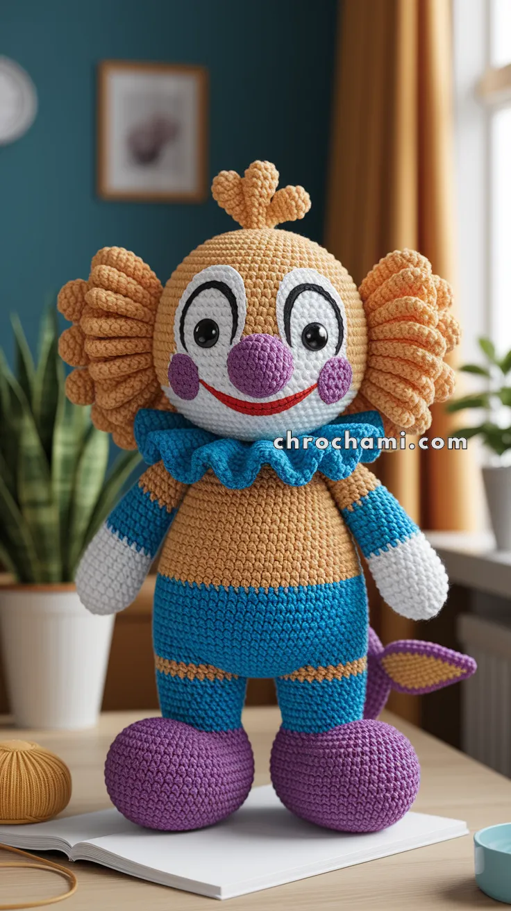 Amigurumi Clown – FREE Crochet Pattern