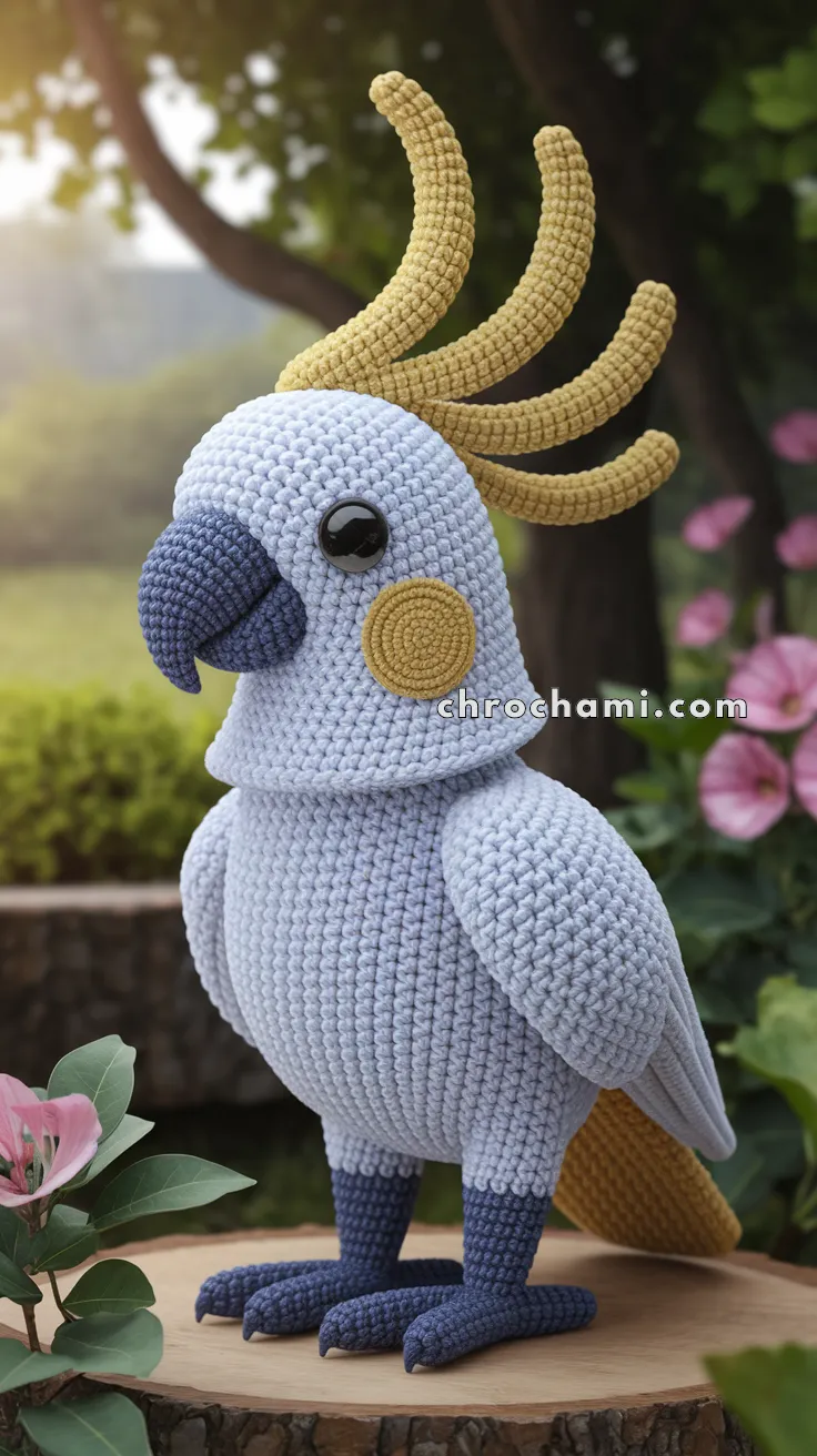 Amigurumi Cockatoo – FREE Crochet Pattern